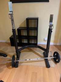 Weight bar and stand