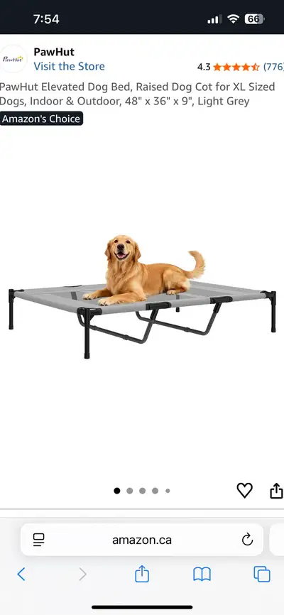 Brand new dog bed, View more