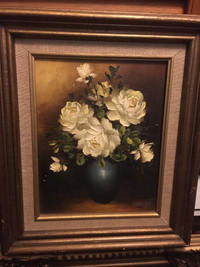 White flowers blooming in a vase