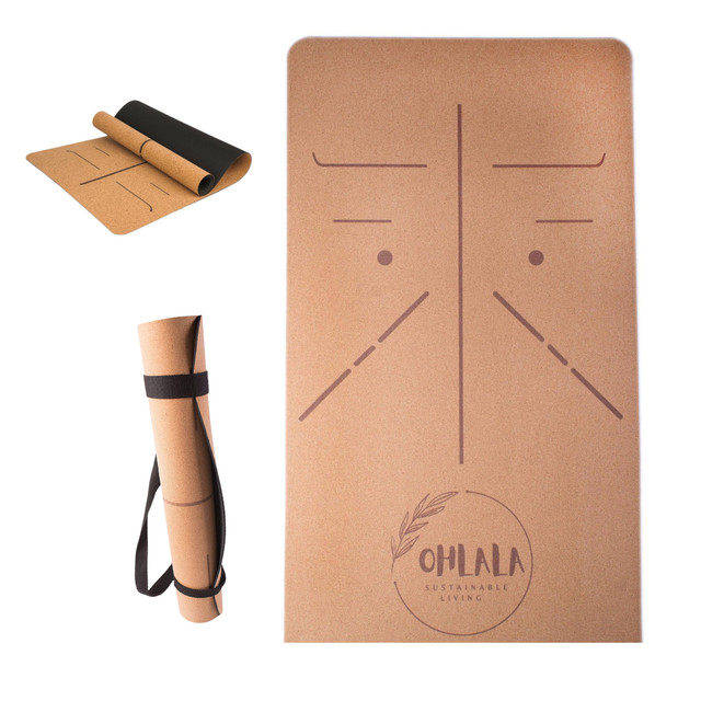 Premium Cork Yoga Mat in Exercise Equipment in Ottawa