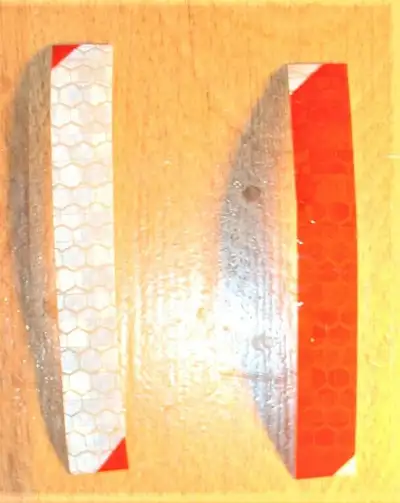 Bandes d'autocollants réfléchissants de sécurité pour vélo 1 x 6, View more