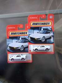 1984 Toyota MR2 Matchbox 2021 lot of 2 w/ headlight variations 