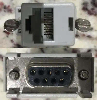 Female Serial to a Female RJ-45 Adapter, View more