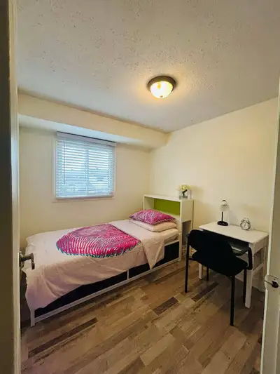 $700 /Month Female only or student/professional All utilities Included Just 1 minute walk to the Bus...