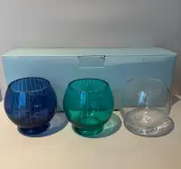 Partylite Serenity Tealight Candle Holder Trio **NEW**