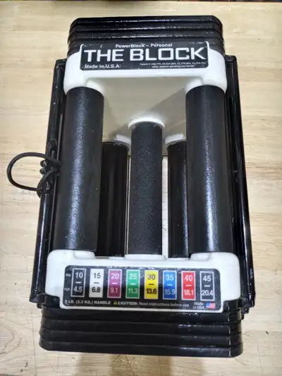 PowerBlock 5-45 LB Adjustable Dumbbell, View more