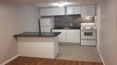 This 1-bedroom basement apartment is fully legal (Electrical, Fire protection and City inspections p...