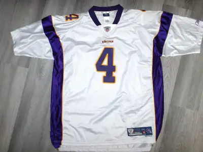 VIKINGS #4 FAVRE Size 2XL/2EG/2TG REEBOK Jersey, View more