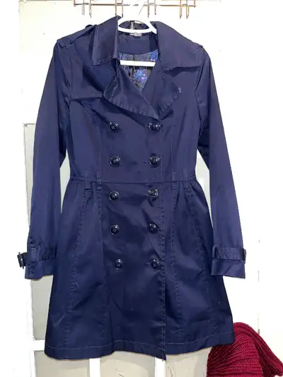 Veste bleue pour femmes / Blue women trench coat, View more