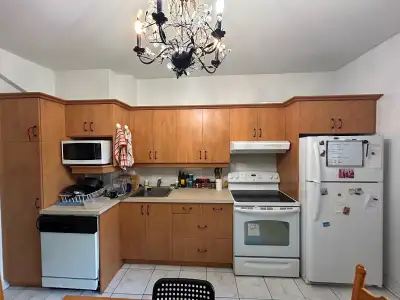 4 big bedrooms with windows, 1.5 bathroom 1min to university Berri uqam, 1min to metro berri 1min to...