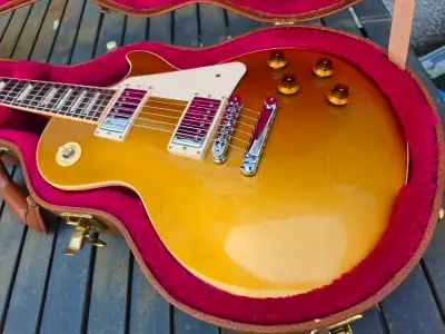 Gibson Les Paul Standard goldtop + ampli Mesa Boogie...échange, View more