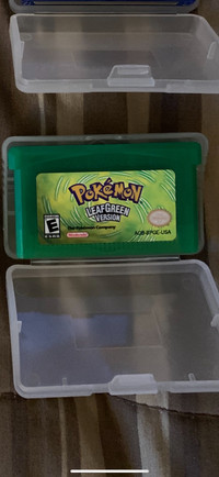 Pokémon LeafGreen gameboy advanced! 