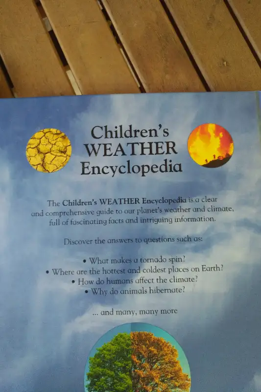 Children’s Weather Encyclopedia – Book in Children & Young Adult in Markham / York Region - Image 3
