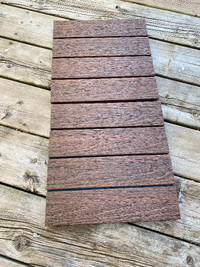 Deck or patio interlocking tiles. Ultra Shield Naturale 1ftx1ft