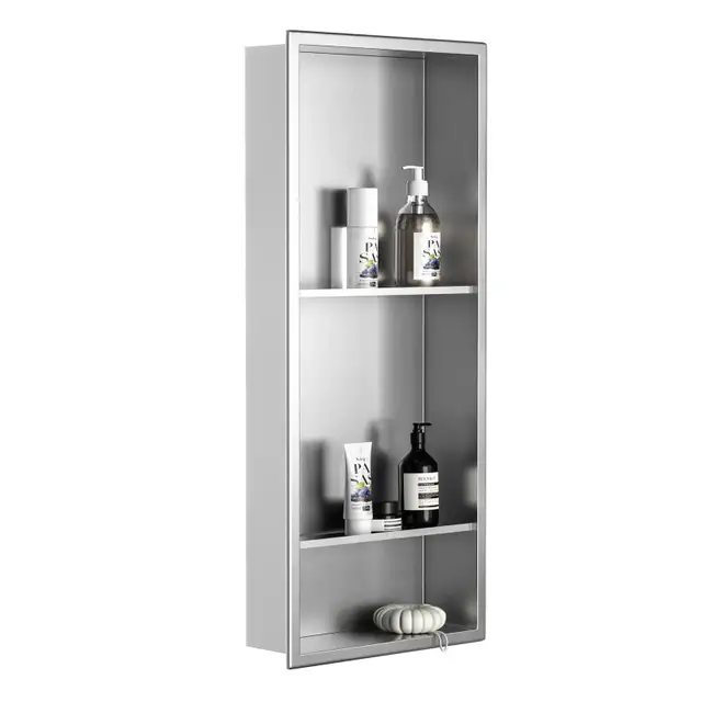 Bernkot Stainless Steel Shower Niche 30" X 12" in Bathwares in Markham / York Region - Image 2