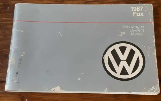 1987 VW Fox Owners Manual Volkswagen in Other in Brantford - Image 2