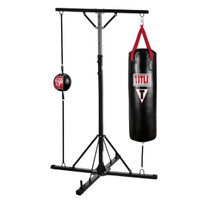 Unopened Boxing Double Trouble Heavy Bag Stand Bundle