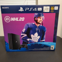 PS4 Pro NHL 20 Bundle Upgraded 2TB Hard Drive 