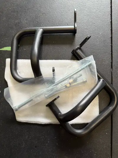 WARP9 brake pedal - NEW - steal at $150 BUSHPIG oil cooler guard - NEW - give away at $60 MANTT cras...