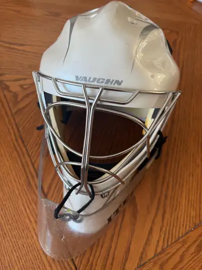 2 goalie helmets, View more