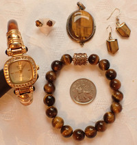FOR SALE - "Tiger Eye" jewelry SET