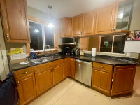 Oak kitchen cabinets 