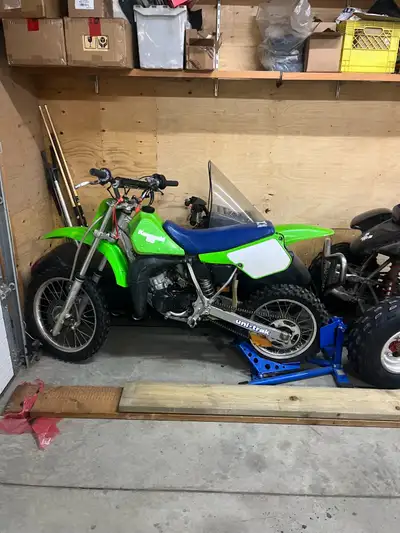 Awesome bike runs great. 1987 kx80 $2000