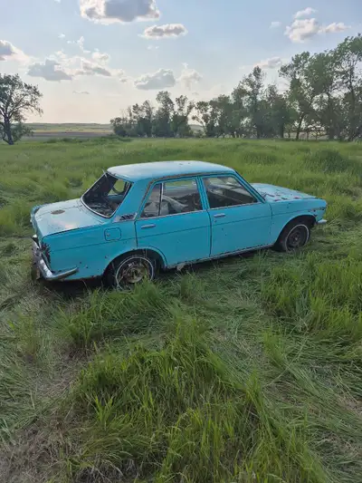 1969 datsun 510 sedan fairly solid car floors all there great little project turns over 4 speed stan...
