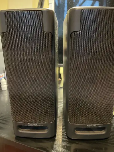 Two audio speakers, View more