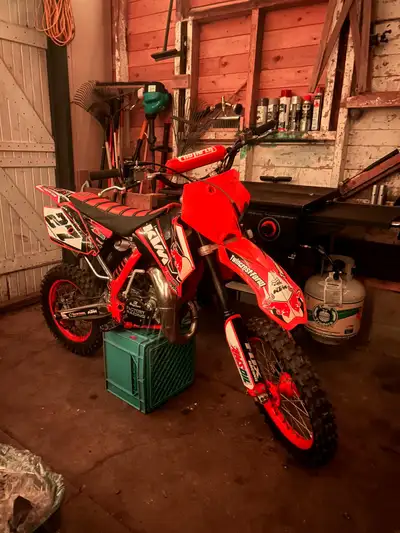 Bought the bike back in November full motor rebuild new expansion chamber new brake pads new shock f...