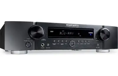 Marantz packed big home theater sound into the NR1501, but sized it just right to fit comfortably on...