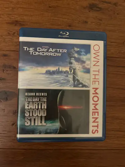 Double feature – The Day After Tomorrow & The Day The Earth Stood Blu-ray movies for sale. You Are w...