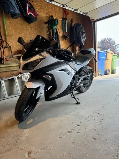 2014 Ninja 300. Amazing starter bike, recently upgraded and no need for two bike. Accessories in thi...