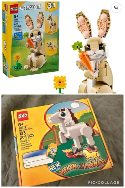 LEGO Creator Cute Bunny and LEGO Year of the Horse, View more