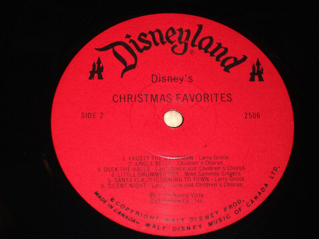 Disney's Christmas favorites (1969) LP dans CD, DVD et Blu-ray  à Ville de Montréal - Image 4