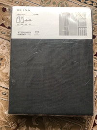 IKEA curtains / drapes (IKEA Ritva) ( Dark Grey) New never used