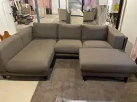 FREE DELIVERY* -Modern Sectional w/ Chaise Lounge + Ottoman