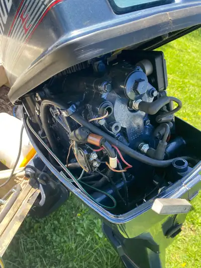 Runs mints fires right up , 2 stroke lots of power has electric start Can be seen running Needs elec...