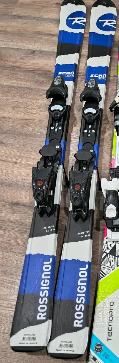 Skis, boots and ski poles, View more