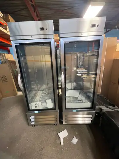 Commercial  27″ Stainless Steel Single Glass Door Freezer, View more
