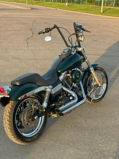 I have a 2007 103 dyna street bob painted forest green located in Sherwood park, it is sask plated w...