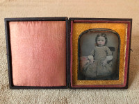 Daguerreotype photo petite fille (little girl)