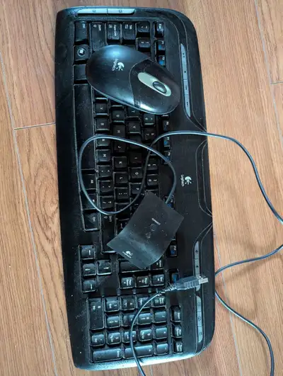 Logitech wireless keyboard and mouse , View more