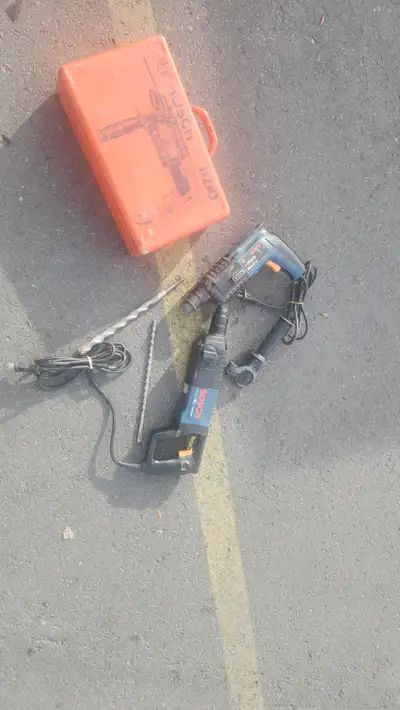 bosch bulldog hammer drill sds spline new bit 120$cash, View more