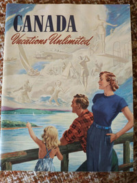 Vintage 1953 Canada Vacations Unlimited Booklet