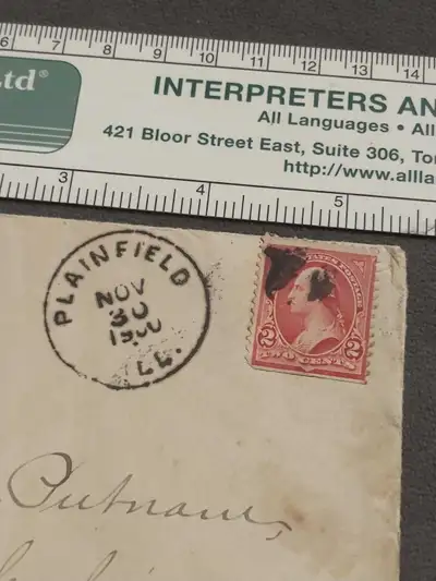 1900 Mailed Envelope USA to Blenheim, ON, View more