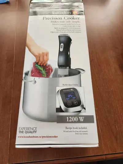 Precision Cooker,  Sous vide, new in box, used twice., View more