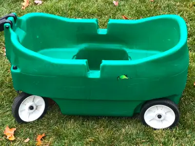 Green  Hard Plastic Wagon, View more