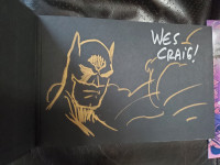 Real Gone -Sketchbooks 2010-2020 Dédicace bd Batman de Wes Craig