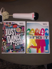 Nintendo Wii Song and Dance bundle 